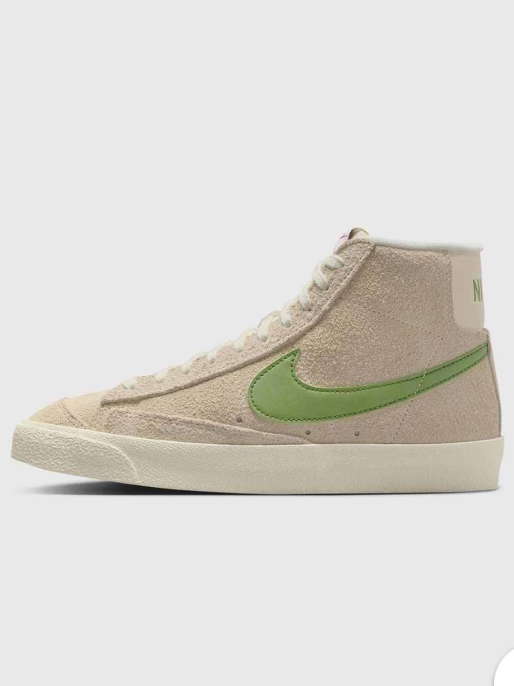 Nike Blazer Mid '77 Vintage Muslin with Chlorophyll Swoosh